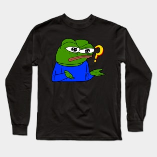 Apu Confused Pepe Long Sleeve T-Shirt